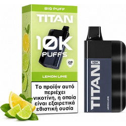 ΗΛΕΚΤΡ. ΤΣΙΓΑΡΟ GIGA 10.000PUFFS TITAN LEMON LIME