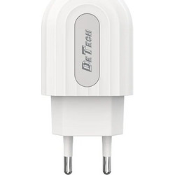 Detech Φορτιστής Χωρίς Καλώδιο με Θύρα USB-A White DE-11