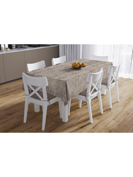ΑΛΕΚΙΑΣΤΟ ΣΕΤ 2 τεμ (ΤΡΑΠ/ΛΟ 140X220 & ΤΡΑΒΕΡΣΑ 40X220) Panama Shadow Mocha 70/30 Cott/Pol Dimcol