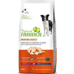 Natural Trainer Adult Medium Chicken & Rice 12kg