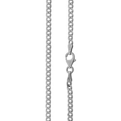 Αλυσίδα ασημένια 925 σχέδιο κουρμέτ 60cm 3.00mm