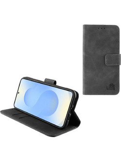 Lime Successories Lime Essential Θηκη Samsung S25 Fe 5G S731 6.7in Magnet Book Stand Clip GREY