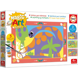 SET NUMBER ART +4 DINOSAURIOS FSC 20401
