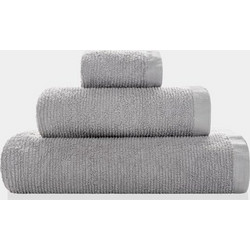 Πετσέτα Μπάνιου Sorema Ribbon - Silver Σετ 3ΤΕΜ:1x (30x50) 1x (50x100) 1x (70x140)