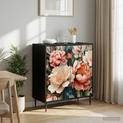 vidaXL Πλαϊνό γραφείο BORNE Μαύρη Δρυς 69x33x76cm 1 τεμ