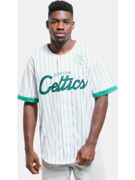 Mitchell & Ness NBA Boston Celtics Head Coach Ανδρικό T-Shirt TP17503-BCEWHIT White