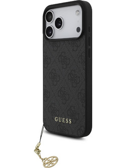 Guess - 4G Charm Θήκη για iPhone 17 Pro Max - Tone-on-Tone Grey