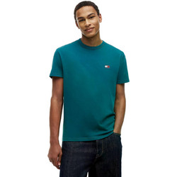 ΑΝΔΡΙΚΟ T-SHIRT TOMMY JEANS TJM REG BADGE TEE - ΠΕΤΡΟΛ