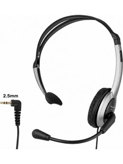 Panasonic RP-TCA430 On Ear Ακουστικό Υπολογιστή με Μικρόφωνο & 2.5mm Jack