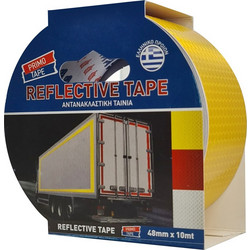 PRIMO TAPE αντανακλαστική ταινία SEL-024, 48mm x 10m, κίτρινη