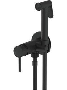 Ντους μπιντέ εντοιχισμού Teorema Black Matt