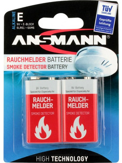 Ansmann Alkaline E 9V 2τμχ