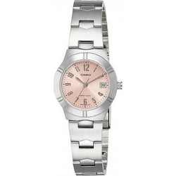 Casio Γυναικείο Ρολόι με Ασημί Μεταλλικό Μπρασελέ LTP-1241D-4A3