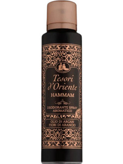 Tesori d'Oriente Hammam Ανδρικό Αποσμητικό Spray 24h Χωρίς Αλουμίνιο 150ml