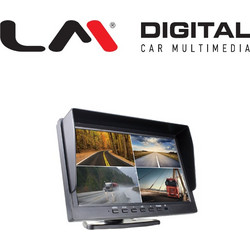 LM DIGITAL DVR C10.4 Μονιτορ 10.4 Inch Με Διαχωρισμο Για 4 Εικονες, 12/24V, Αναλυση 1024X600