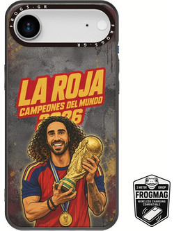 Θήκη La Roja Campeones del Mundo - Marc Cucurella iPhone Air FrogMag 3M (Wireless Ready, Drop Tested, Black Frame & Edges)