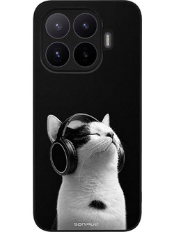 Sonique Men's Edition Θήκη με Σχέδιο «Audio Kitten - White» (Xiaomi 17T 5G)