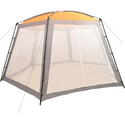 vidaXL Σκίαστρο Πισίνας Υφασμάτινο - γκρι, 590 x 520 x 250 cm