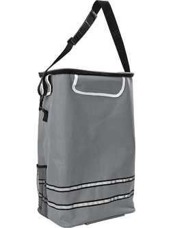 vidaXL Καρότσι Αγορών 36,5x46,5x100,5 εκ Ύφασμα Oxford - γκρι