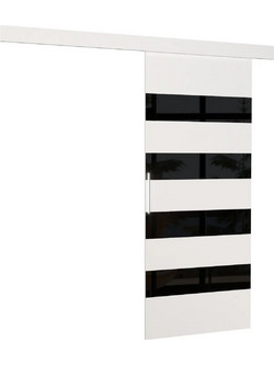 Possina Zebra Πόρτα Εσωτερική Συρόμενη Ξύλινη Λευκή 96x205cm 162599219