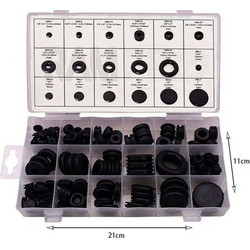 0 -RING ροδέλες + τάπες σετ 125 τεμαχίων - Grommet Assortment z692912