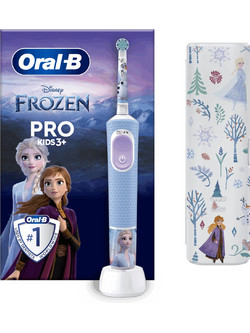 Oral-B Frozen Vitality Pro Παιδική Ηλεκτρική Οδοντόβουρτσα με Χρονομετρητή & Θήκη Ταξιδίου