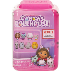 Gabby's Dollhouse assorted Puzzle 3D Eraser Palz Capsule 30 Τεμ