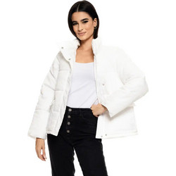 Splendid Γυναικείο Μπουφάν Χειμωνιάτικο Puffer Κοντό Λευκό 50-101-023