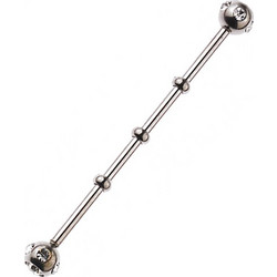 Sequoia Σκουλαρίκι Piercing barbell/μπάρα Ατσάλι I-00472 (1.6*45*5*5)