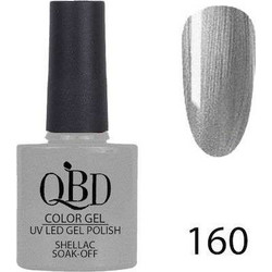QBD Color Gel 160 Glitter Ημιμόνιμο Βερνίκι Νυχιών 10ml