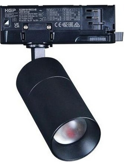 Adeleq Σποτ Ράγας 4 Γραμμών LED Ρυθμιζόμενο Ντιμαριζόμενο 10W 230V 3000K Μαύρο 25-5100019