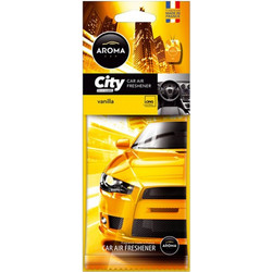 AMiO - Αρωματικό Αυτοκινήτου Κρεμαστό Aroma City Card Vanilla για Φρεσκάδα & Καθημερινή Χρήση - 1 Τεμ. (A92669/AM) - (A92669)