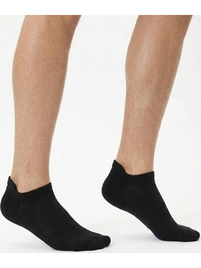 Ανδρικές κάλτσες bamboo με φτέρνα -2pairs - BLACK