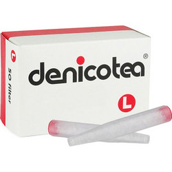 Denicotea Ανταλλακτικά Φίλτρα Πίπας 8mm - Long (Μήκος 55mm) - 50τεμ
