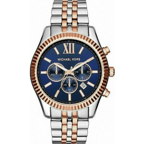 Michael Kors Lexington Γυναικείο Ρολόι 45mm Χρονογράφος Μπαταρίας με Ροζ Χρυσό Μεταλλικό Μπρασελέ MK8412 Michael Kors Lexington Γυναικείο Ρολόι 45mm Χρονογράφος Μπαταρίας με Ροζ Χρυσό Μεταλλικό Μπρασελέ MK8412
