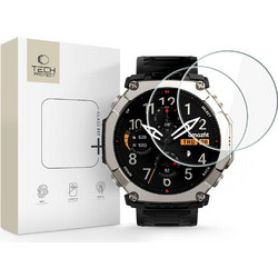 Προστασία Οθόνης Tech-Protect Glass Fit+ για Amazfit T-Rex Ultra 2 - Clear (2-Pack)