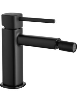 Αναμεικτική Μπαταρία Μπιντέ H.140mm Μαύρο Ματ IMEX TOSCANA BDT064-2NG