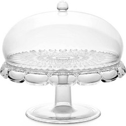 Guzzini Τουρτιέρα Με Πόδι Ακρυλική Vanity 30x28cm Διάφανη