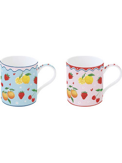 FRUIT ΜΑΝΙΑ ΣΕΤ 2 ΚΟΥΠΕΣ 350ML ΠΟΡΣΕΛΑΝΗ - MARVA - 283FMAN