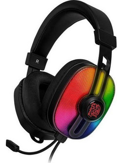 Thermaltake Pulse G100 3D RGB Gaming Headset Over Ear Black