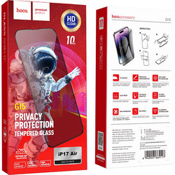 Tempered Glass Hoco Spy G15 Full Screen Privacy 0.33mm για Apple iPhone Air Σετ 10 τεμ