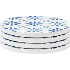 ESTIA ΣΟΥΒΕΡ AEGEAN TILE ΚΕΡΑΜΙΚΟ Φ10.3cm ΣΕΤ 4 ΤΕΜ