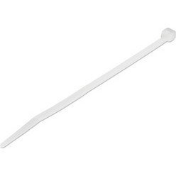 Powertech POWERTECH δεματικά καλωδίων TIES-043, 200x2.5mm, λευκά, 100τμχ