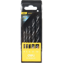 DELI DELI σετ τρυπάνια DH-MGZ005-ED1 για ξύλο, 4-10mm, 5τμχ