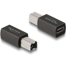DELOCK DELOCK αντάπτορας USB-C θηλυκό σε USB Type-B αρσενικό 65839, γκρι