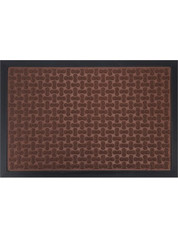 HOME USE Πατάκι εισόδου HUH-0211, αντιολισθητικό, 60x40cm, 5mm πάχος, καφέ