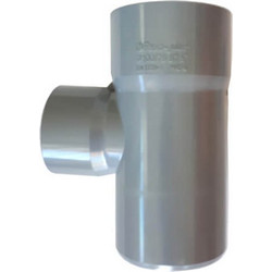 Τάφ Συστολικό Αποχέτευσης FASOPLAST Γκρι PVC - U 87,5 Φ100 Φ63