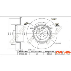 Dr!ve+ Δισκόπλακα - DP1010.11.0276