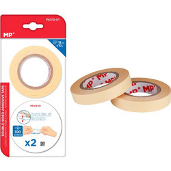 MP κολλητική ταινία διπλής όψεως PA512-01, 12mm, 10m, μπεζ, 2τμχ