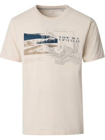 T-SHIRT K/M CASA MODA ΜΕ ΣΤΑΜΠΑ - ΖΑΧΑΡΙ